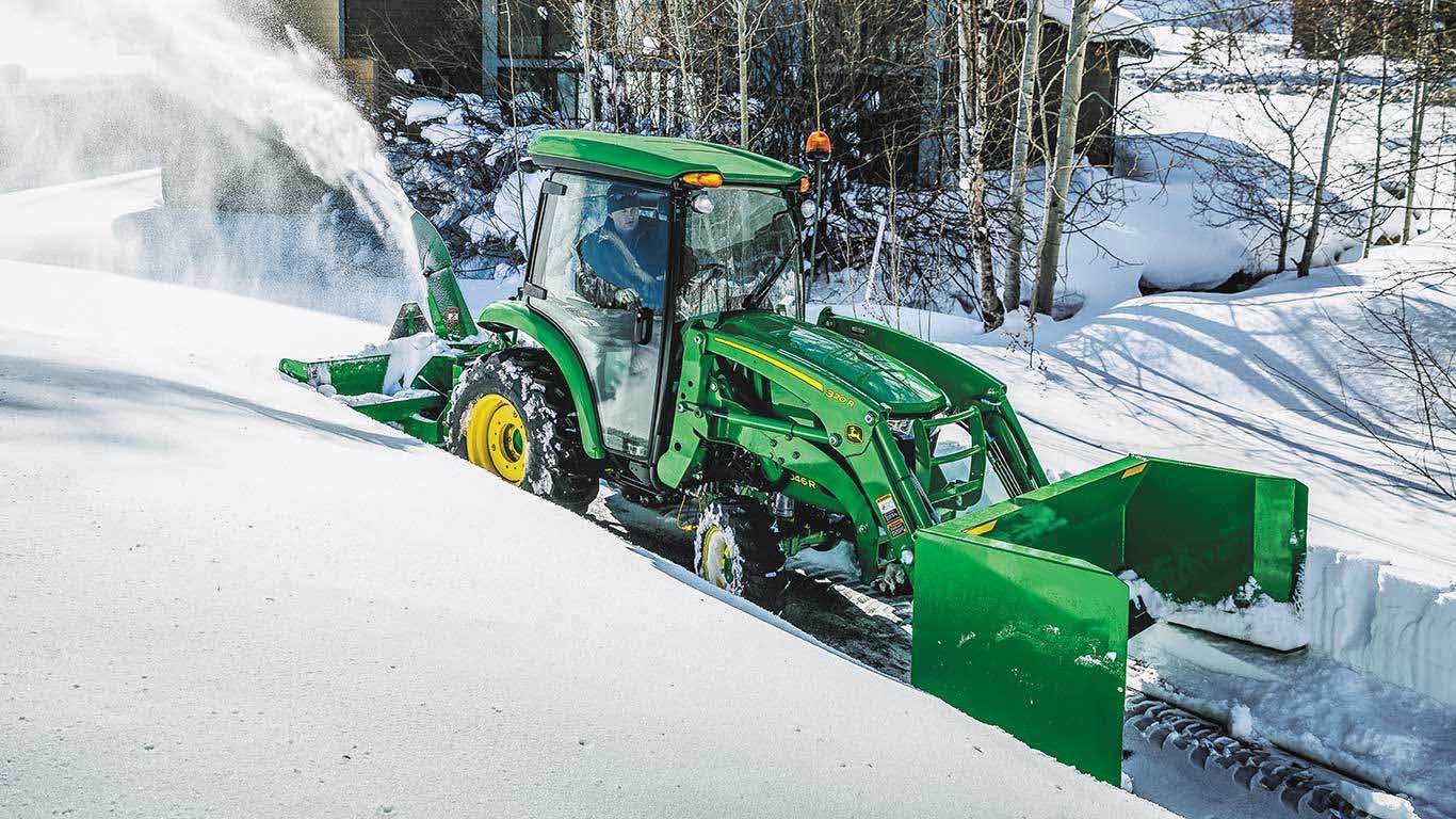 Déneigement en action